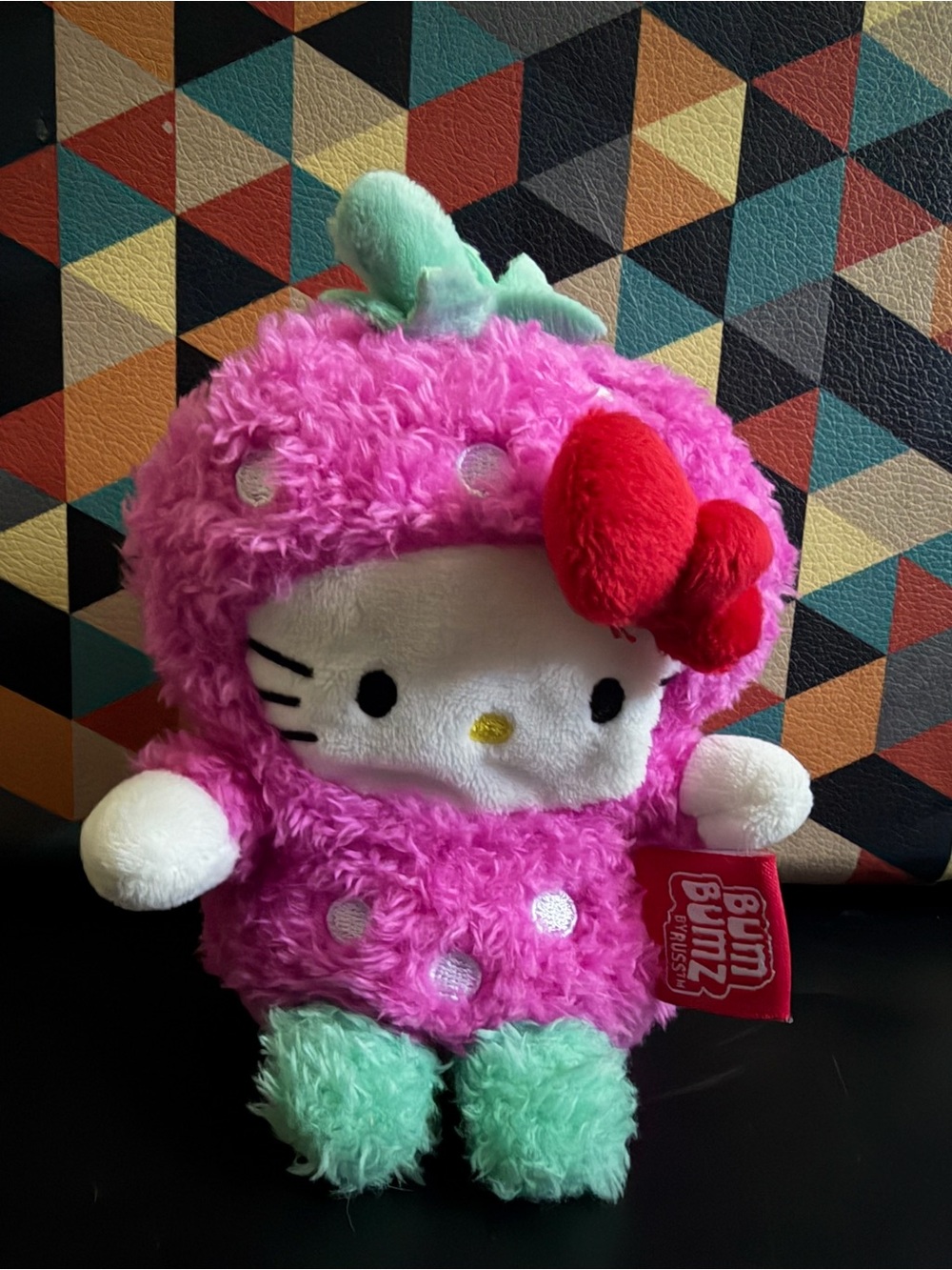 Sanrio Hello Kitty Strawberry BumBumz Plush Stuffed Animals Fruit Collectible